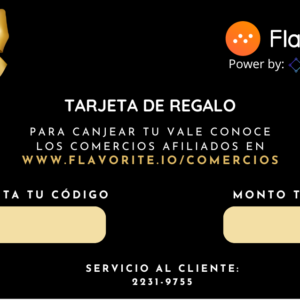 Tarjeta de regalo Flavorite